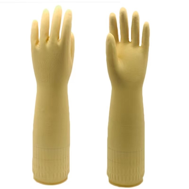 Перчатки для уборки S M L XL Extra Long, для ванной комнаты, сверхпрочные, водонепроницаемые, OEM Да, подходят для коммерческих нужд уборки